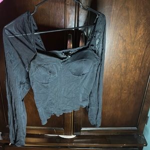 Black Fashion longsleeve size L